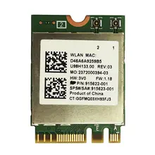 Realtek RTL8822BE IIEEE802.11AC/A/B/G/N беспроводной доступ в Интернет+ Bluetooth4.1 NGFF плата Wireless WLAN Card 2,4 г/5 ГГц sps: 915623-001 аккумулятор большой емкости