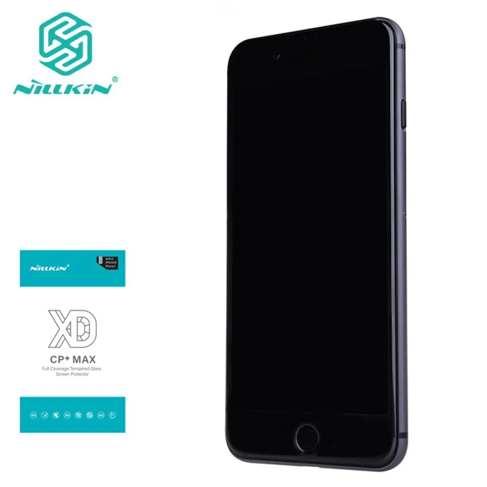 Антибликовое Защитное стекло NILLKIN XD для iPhone 7 8 plus 3D защитное закаленное