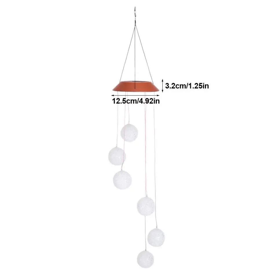 

Outdoor Solar LED Lamp Wind Chimes Solar Light Color Change Wind Chime Lamp For Home Garden Park Wind Chime Decor Hot Sale