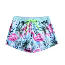 Летние пляжные шорты для женщин для шорты пляжные бермуды, купальнве костюмы дамы свободные ванный комплект Plavk пот доска короткие