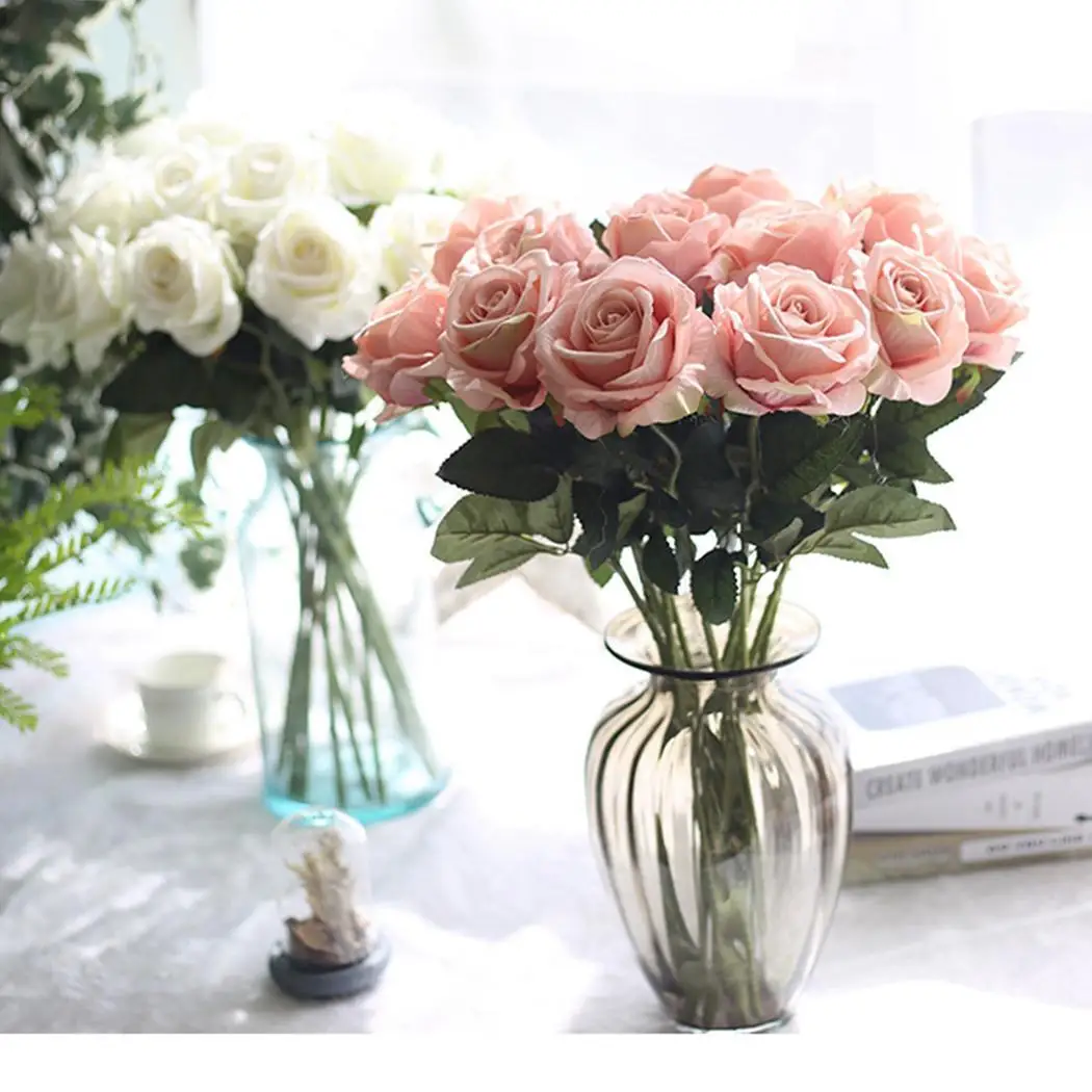 

Simulation Cloth Rose Artificial Flowers Home Decoration Wedding, Party, Valentine's Day 8 cm / 3.15 inch