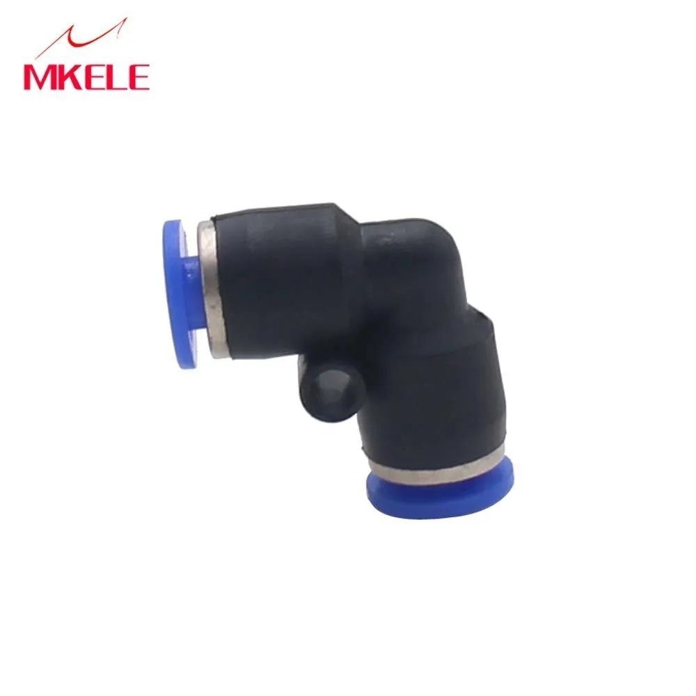 

PV-04 Plastic Air Pneumatic Pipe Fitting Quick Connector L Type Right Angle 90 Degree Elbow Tube Connector