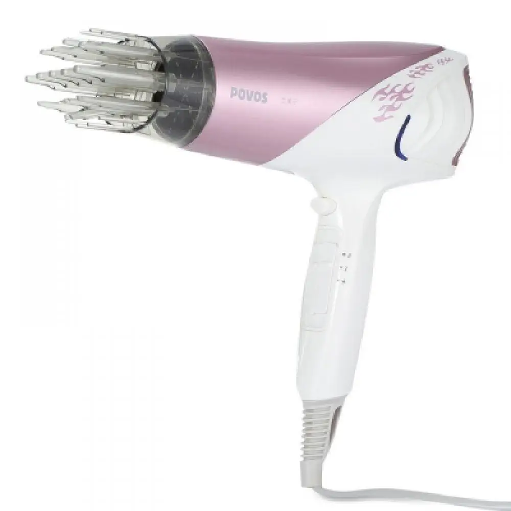 POVOS PH9380I Electric 2200W Anion Hair Blow Dryer with 2 Airflow Concentrator POVOS PH9380I Electric 2200W Anion Hair Blow Dryer with 2 Airflow Concentrator