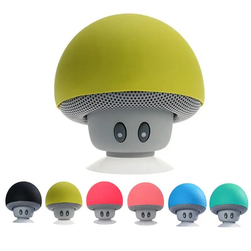 

New Bluetooth Speakers Fashionable Cartoon Mushroom Shaped Hairstyle Wireless Mini Speaker High Quality Special Designed Gift