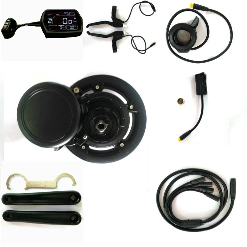 NEW VERSION EBBS02 DIY Conversion ebike Kit MidMotor,Torque Sensor 36V 500W  48v/52v 750w High Speed Electric Bike Motor|Electric Bicycle Motor| -  AliExpress