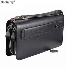 Baellerry, новинка, кожаный кошелек для мужчин, s, кошельки, роскошный бренд, Бизнес Стиль, длинный, для монет, на молнии, кошелек, держатель для карт, большой кошелек для мужчин, клатч
