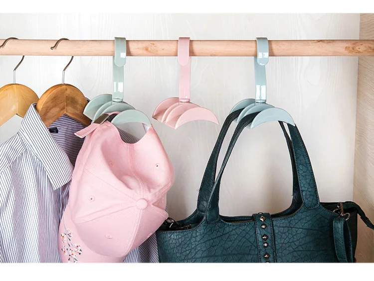 Вращающаяся стойка для хранения, вешалка для сумок без ударов, пластиковая стойка для одежды, Творческий Галстук, вешалка для одежды, органайзер для одежды