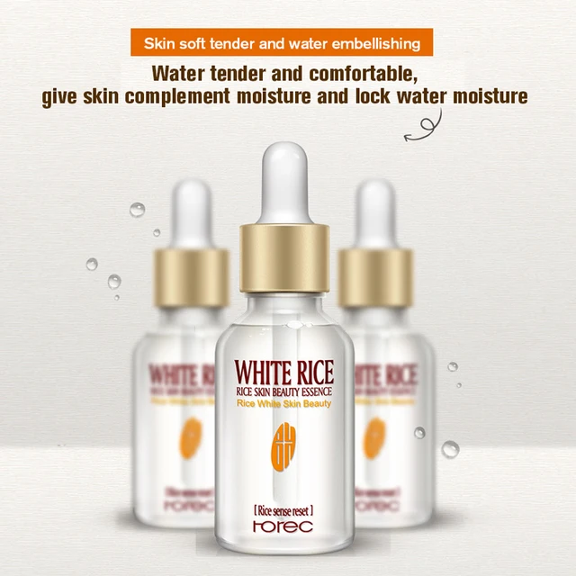 White Rice Whitening Serum Face Moisturizing Cream Anti Wrinkle Anti