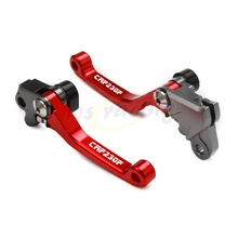 Motocicleta cnc boleto dobrável pivô embreagem alavanca do freio punho para honda crf150f crf230f 03-17 crf250f 19-20 crf f bicicleta da sujeira