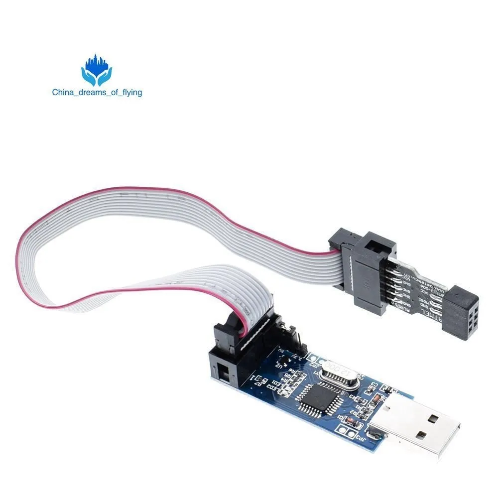

TZT USBASP USBISP AVR Programmer USB ISP USB ASP ATMEGA8 ATMEGA128 Support Win7 64K for Arduino