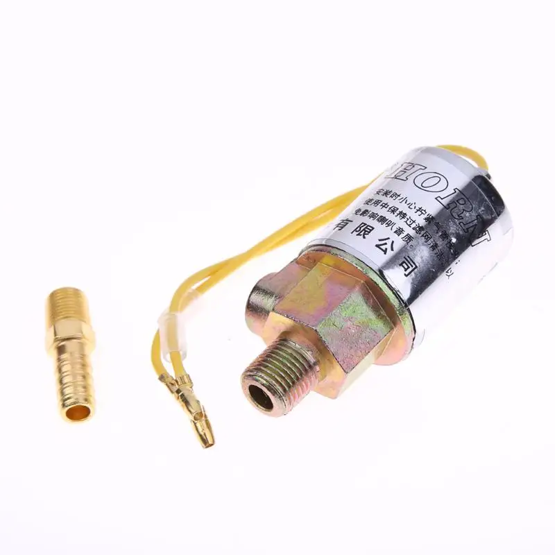 

1/4" 12V Metal Car Train Truck Air Horn Electric Solenoid Valve Heavy Duty for Auto Air Ride System Automobiles Accessories