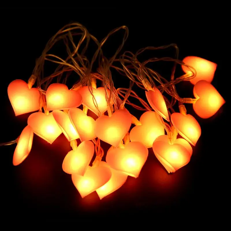 aliexpress com buy wedding party heart shaped led string heart string lights