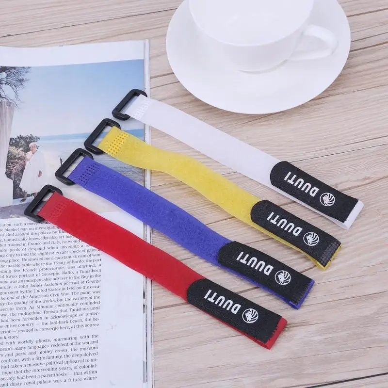 

25cm Length MTB Road Bicycle Universal Nylon Sticky Multifunctional Pump Holding Straps Bicycle Accessories 5 Colors