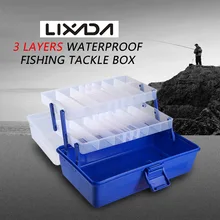 Lixada 3 слоя водонепроницаемый рыболовные снасти Коробка Рыболовные Крючки приманки чехол для хранения рыбы Pesca аксессуары
