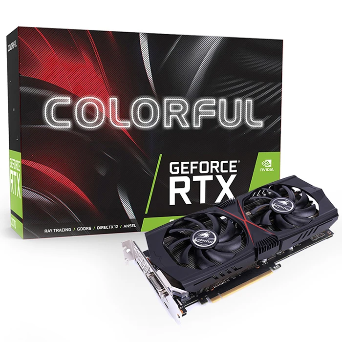 Оригинальная Красочная видеокарта GeForce RTX 2070 Gaming GT 8 Гб GDDR6 256bit 12nm 1410Mhz DirectX 12 HDMI