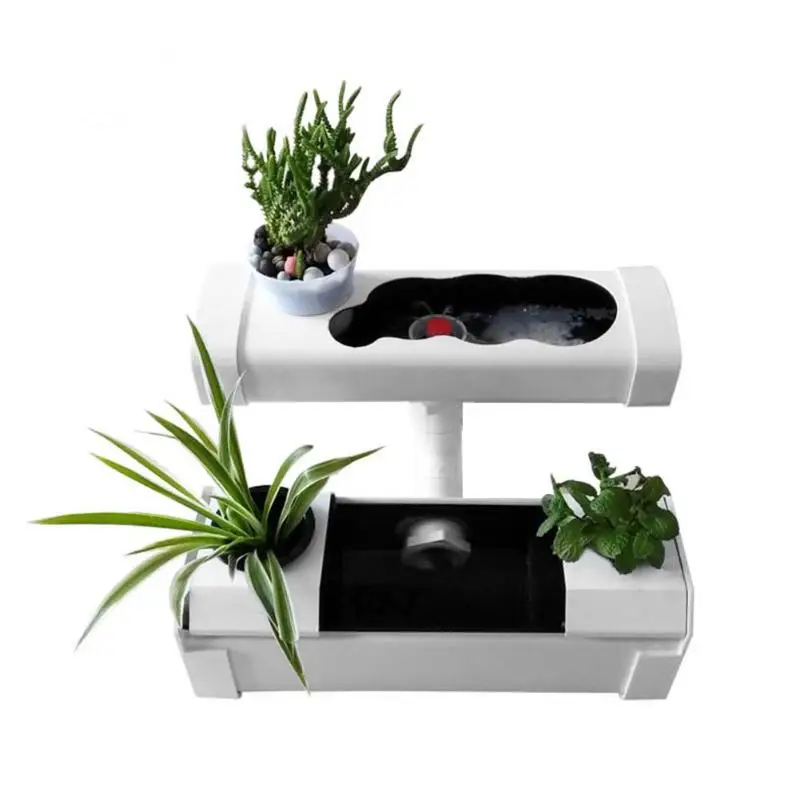 110V Home Plant Site Hydroponic Systems Mini Nursery Pots Soilless Culture Plant Seedling Grow Kit Indoor Nursery Pot US Plug