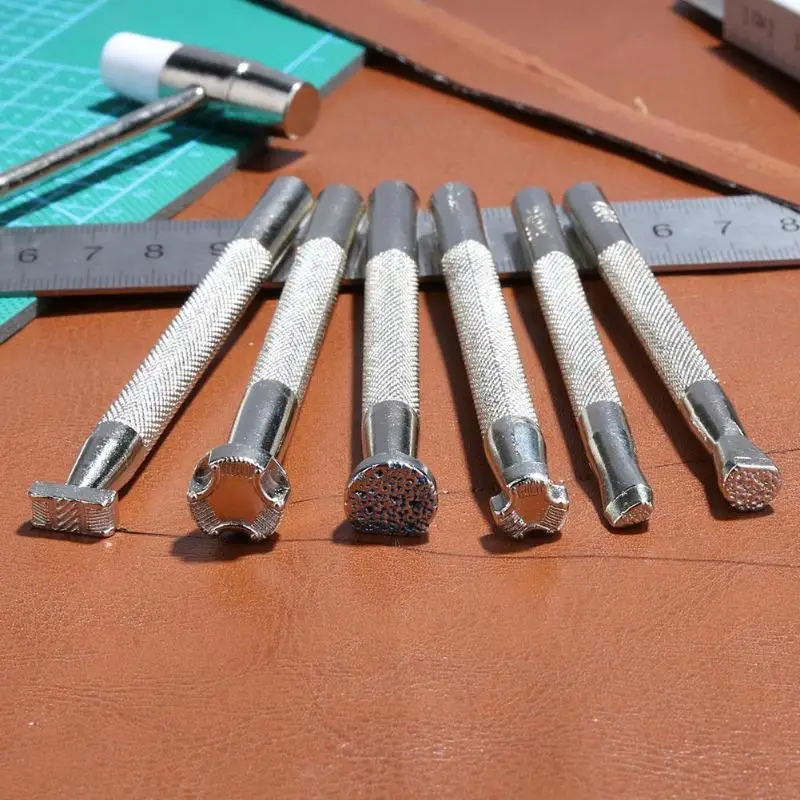 1pc 10cm DIY Leather Printing Tool Alloy Metal Carving Handmade