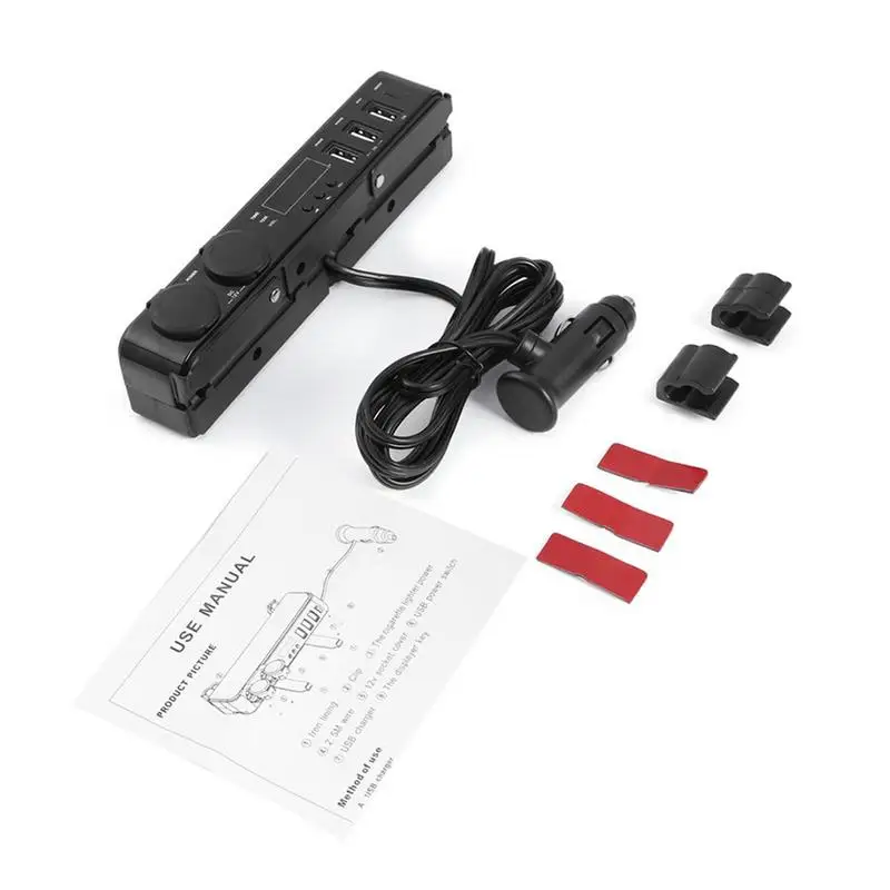 

Car USB Charger Cigarette Lighter Power Adapter Automobile Phone USB Fast Charging 24V 12V To 5V Power Converter Splitter