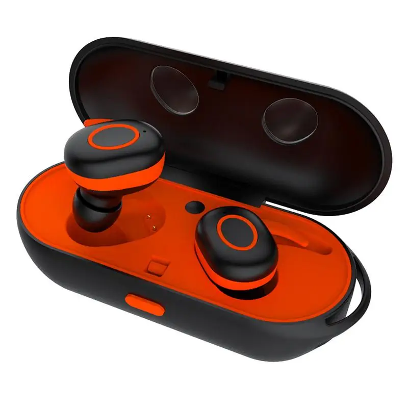 Беспроводные спортивные bluetooth наушники мини Водонепроницаемый свет 3D