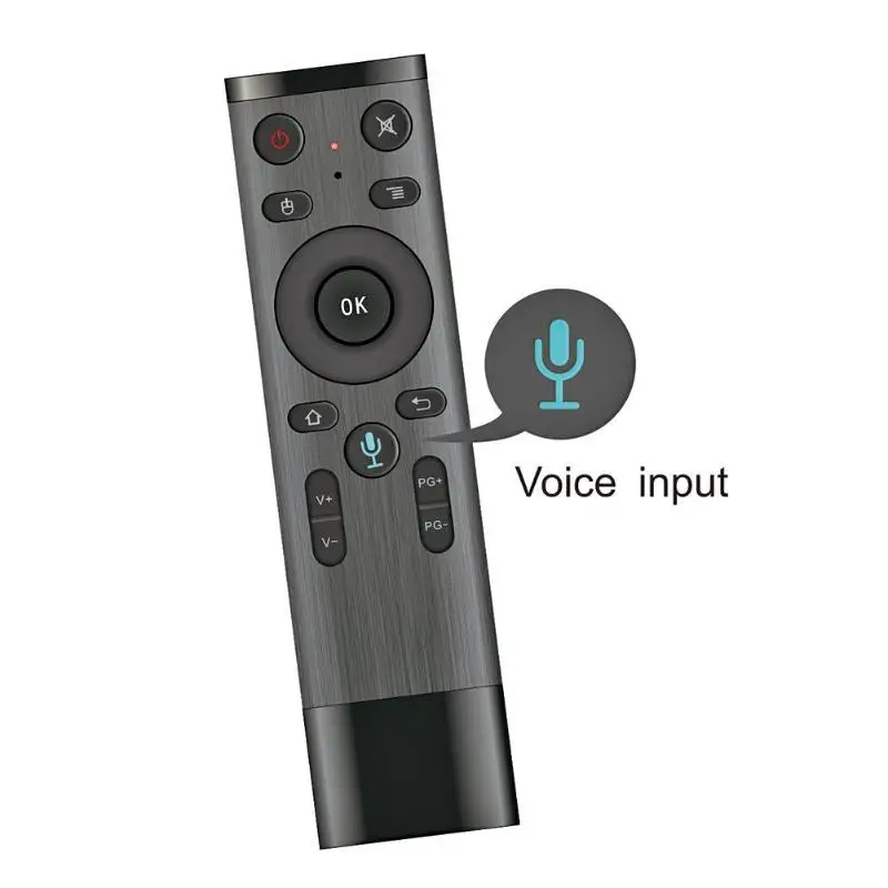 

Fly Air Mouse Remote Control For Gyro Sensing Game 2.4GHz Wireless Microphone with Voice Control For Smart TV Android Box PC