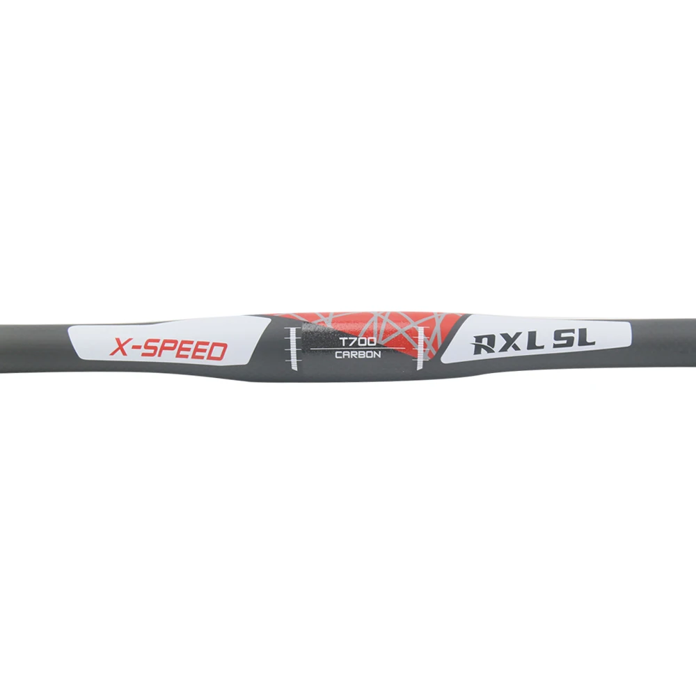 RXL SL 31 8 углеродный руль Mtb горизонтальный/однообразный 3K матовый красный