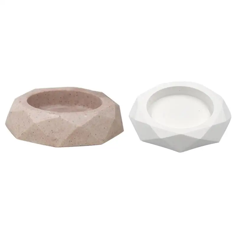 

Silicone Mold Art Ashtray Concrete Cement Ashtray Soil Storage Plate Gypsum Glue Resin Silicone Design Mold