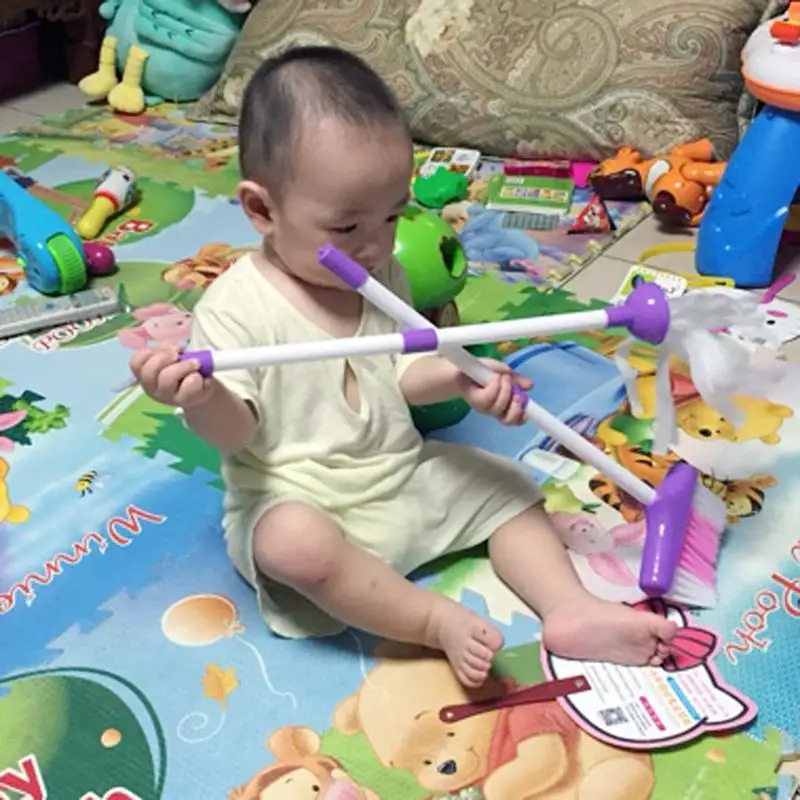 متعة تنظيف اللعب مجموعة الاطفال الفتيات تنظيف الوردي الاجتياح مونتيسوري التعليمية التنمية لعب للأطفال هدية الكريسماس