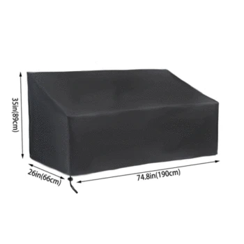 

HEAVY DUTY WATERPROOF GARDEN OUTDOOR 2, 3, 4 SEATER BENCH SEAT COVER ALL SIZES