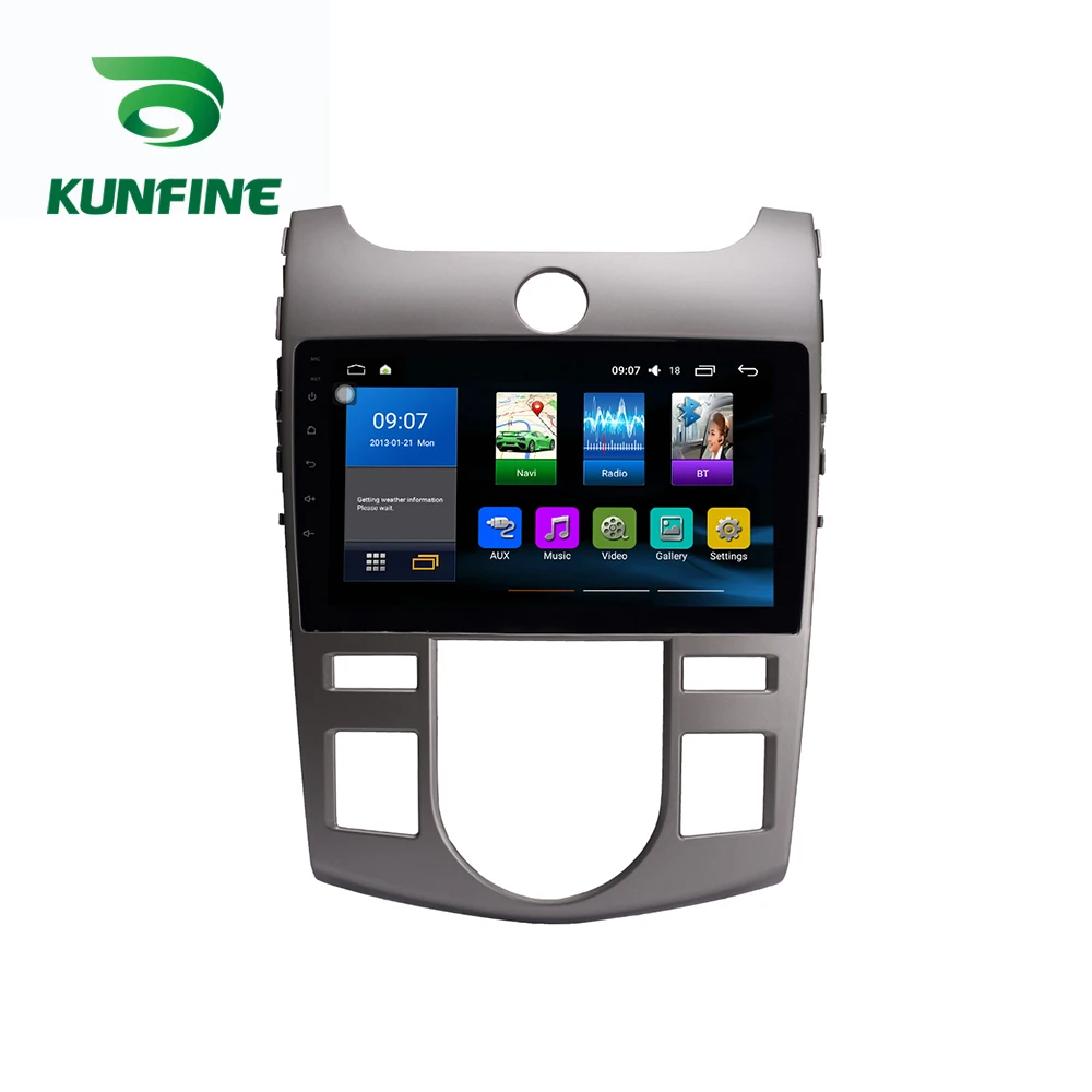 Восьмиядерный 1024*600 Android 8 1 автомобильный DVD GPS навигационный плеер Deckless стерео для