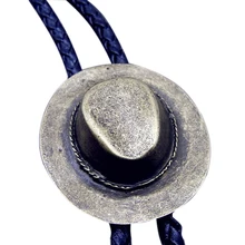 Новое поступление, бронзовая шляпа для мальчика с топоном, галстуки-Боло, регулируемые мужские галстуки, модные мужские серебряные повседневные Галстуки для шеи