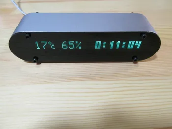 

DYKB VFD clock + digital Thermometer hygrometer high precision RX8025T WIFI clock temperature humidity sensor VFD display screen
