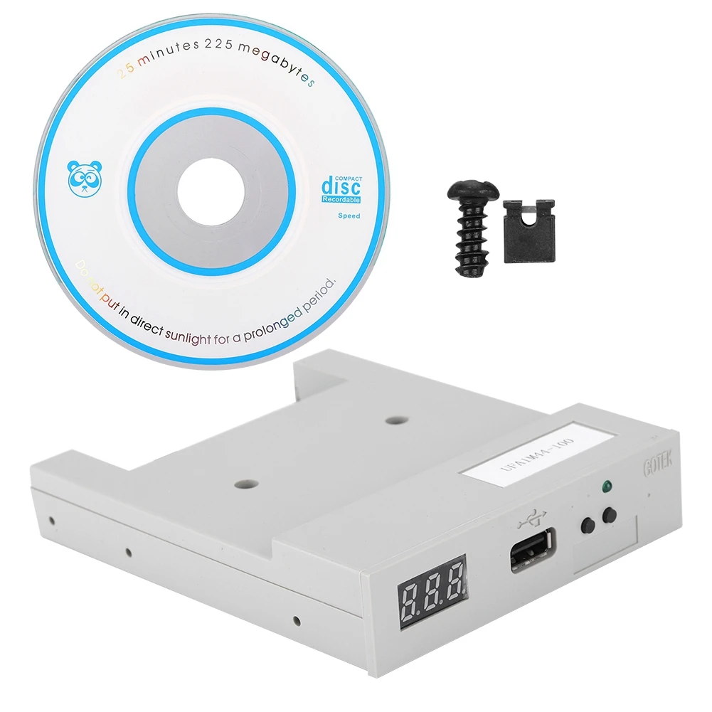 UFA1M44 100 эмулятор USB флоппи накопителя с накопителем ABS серый высокое