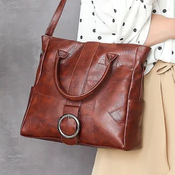 

Vintage Top-handle Bags Women Leisure Messenger Bags For Women New Designer Bag Retro fashion Tote Shoulder Bags drop shipping