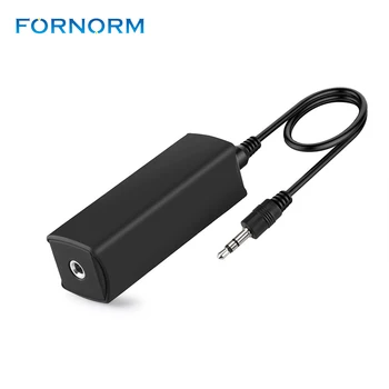 

Fornorm Ground Loop Noise Isolator Audio Anti-jamming Device Noise Isolator with 3.5mm Audio Interface for Car Audio System