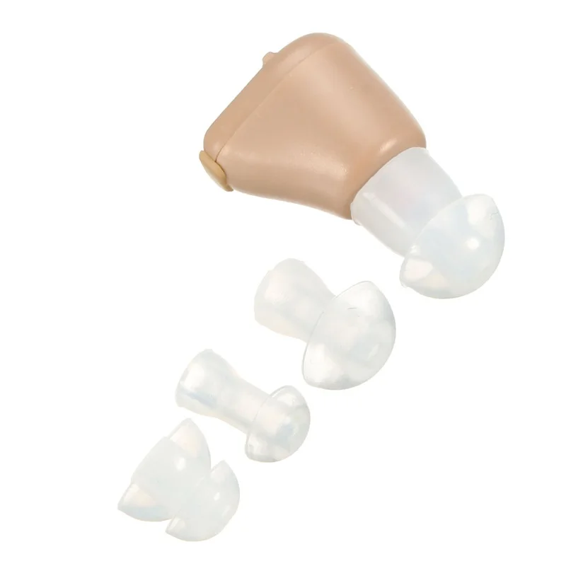 2Pcs K-88 Hearing Aid Rechargeable Mini Hearing Aids Sound Amplifier Invisible Hear Clear for the Elderly Deaf Ear Care Tools