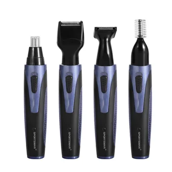 

4 in 1 Electric Nose Hair Trimmer Ear Beard Eyebrows Hair Automatic Removal Trimmers Face Shaver Men Hair Clipper Set
