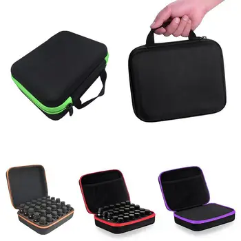 

Essential Oil Storage Bag For 15ML 30 Bottles Perfume Nail Polish Storage Box Portable Handbag Shockproof Travel Supplies Holder