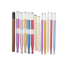 13 типов микроблейдинга бровей губ татуировки комплект практика кожи иголка для пигмента кольцо чашки татуировки перманентный макияж тела набор пигментов