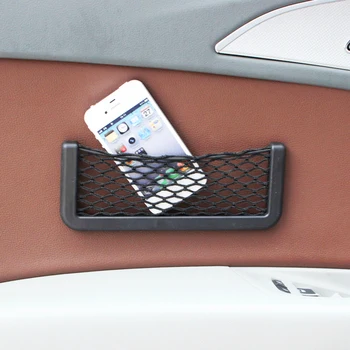

Car Storage Bag Elastic Flexible Mesh Back Rear Cargo Trunk Storage Organizer Net Mesh Storage Bag Pocket Cage