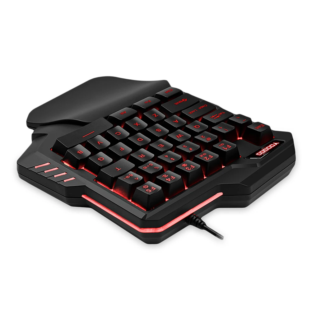 G92 Проводная игровая клавиатура с цветовой моделью RGB Подсветка 35 ключей помощью