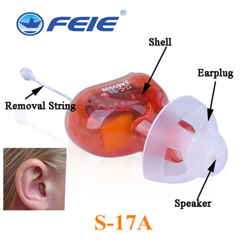 

Digital 8 Channel Hearing Aids Free Shipping S-17A Ear Hearing Devices with Built In Tinnitus Masker Earphone for Deaf Freeship