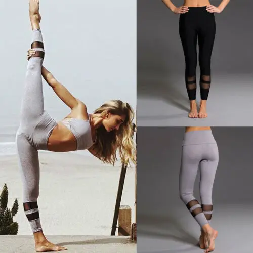 

Womens Exercise Leggings Running Pant Sports Fitness Gym Stretch Pants Trousers