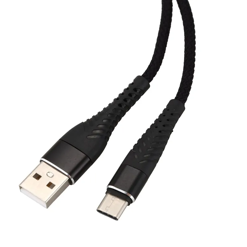 Кабель Usb Type C в нейлоновой оплетке 1 упаковка (3 фута) зарядный кабель A шнур для