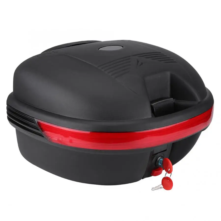 

Universal 30L Motorcycle Tail Box Scooter Motorbike Rear Luggage Storage Carrier Top Case PP for motorcycle motorbike scooters