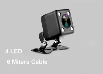 

12V 4 led lamps with 170 degree car rear view camera night vision only for car mirror DVR wide viewing angle