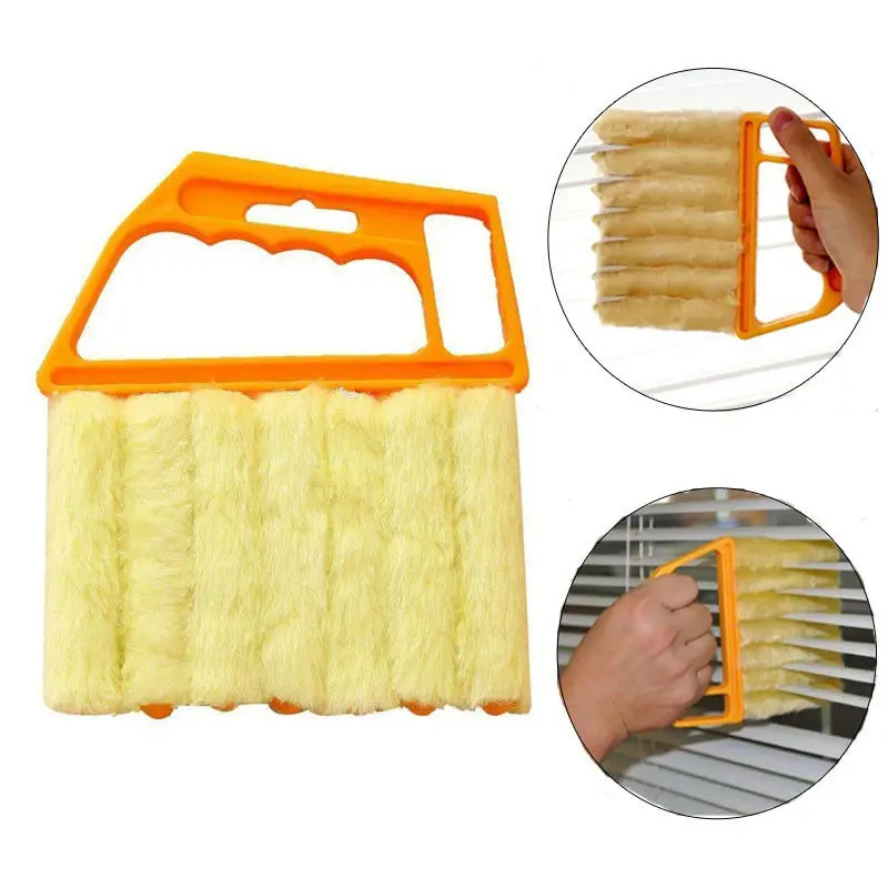 

VENETIAN BLIND CLEANER 7 Brush Microfibre Blind Duster Slats Washable Easy Clean