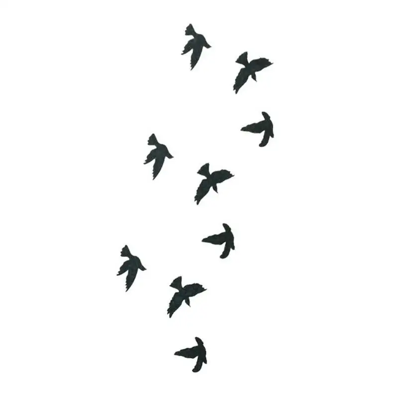 

1 PC Waterproof Tattoo Stickers Swallow Pattern Patch Stick It At Will Personality Creative Disposable Tattoo Lifelong Beauty