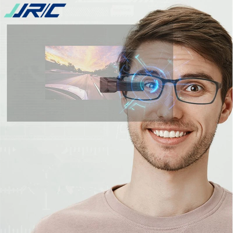 JJRC FPV-003 5.8GHz 40CH Full Frequency Band Auto-searching FPV Goggles Monocular Glasses w/ Battery For RC  Drone Spare Parts