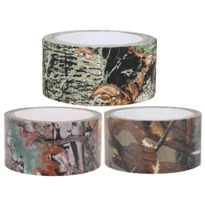 

10m Waterproof Dead Leaves Camo Cloth tape Gun Hunting Outdoor Camping Camouflage Stealth Tape Wrap for Hunting Gun Accessories