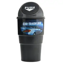 Новинка пластик мини домашний автомобиль мешок для мусора Ash мусорное ведро контейнер для мусора